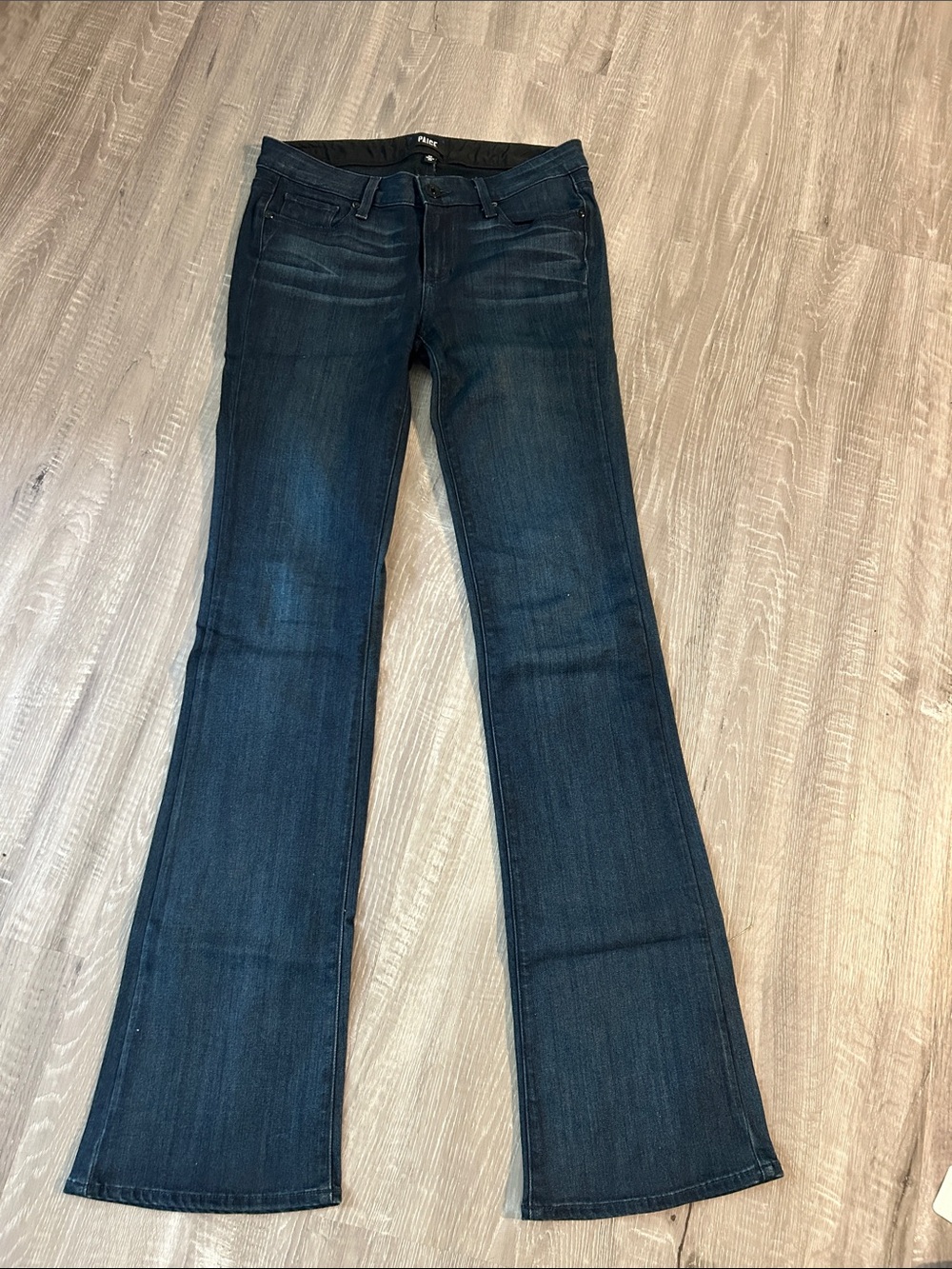 Paige Denim Dark Blue Women's Bootcut Jeans